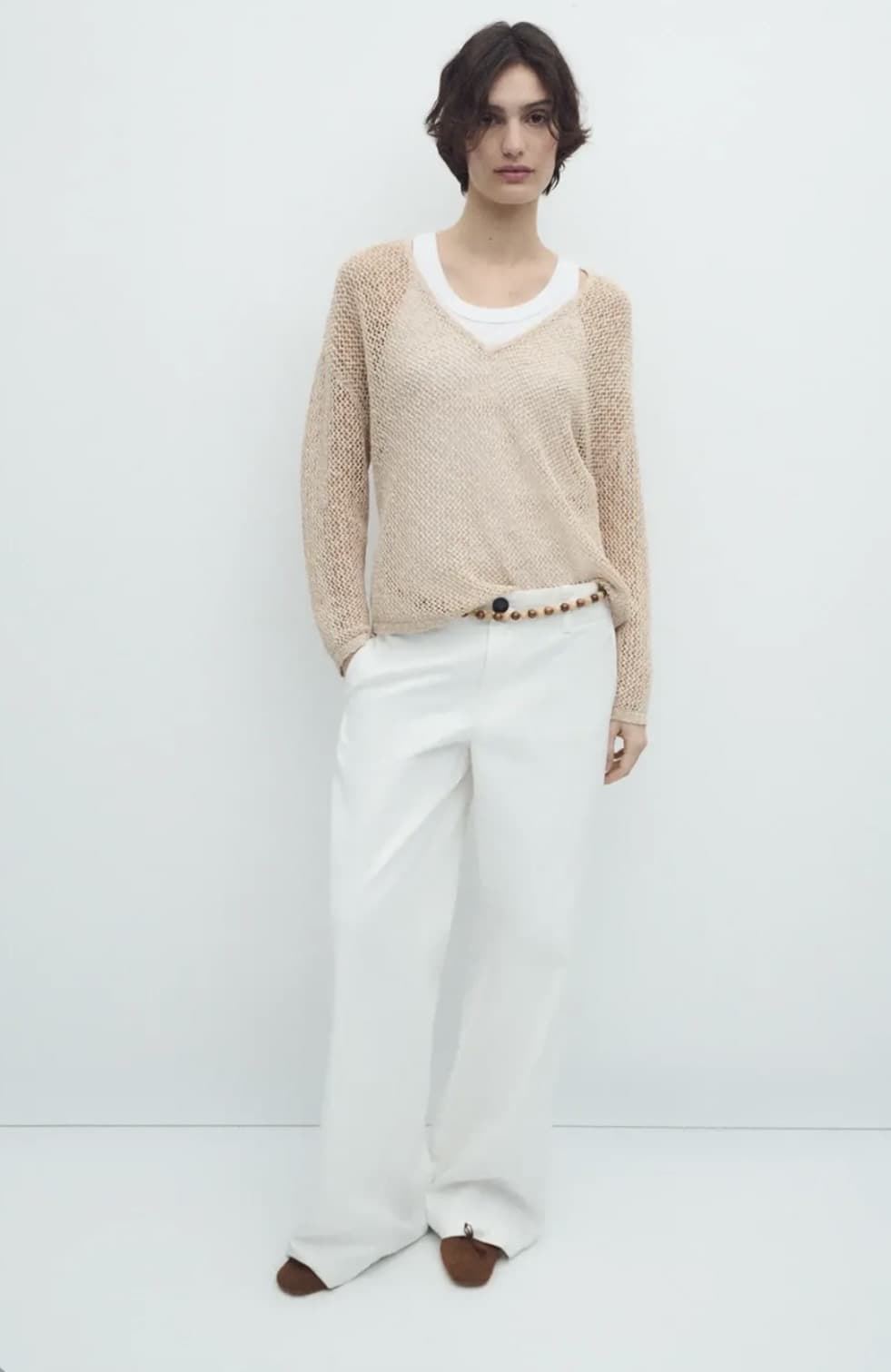 Pantalón ese O ese POSISTANO BLANCO - Imagen 1