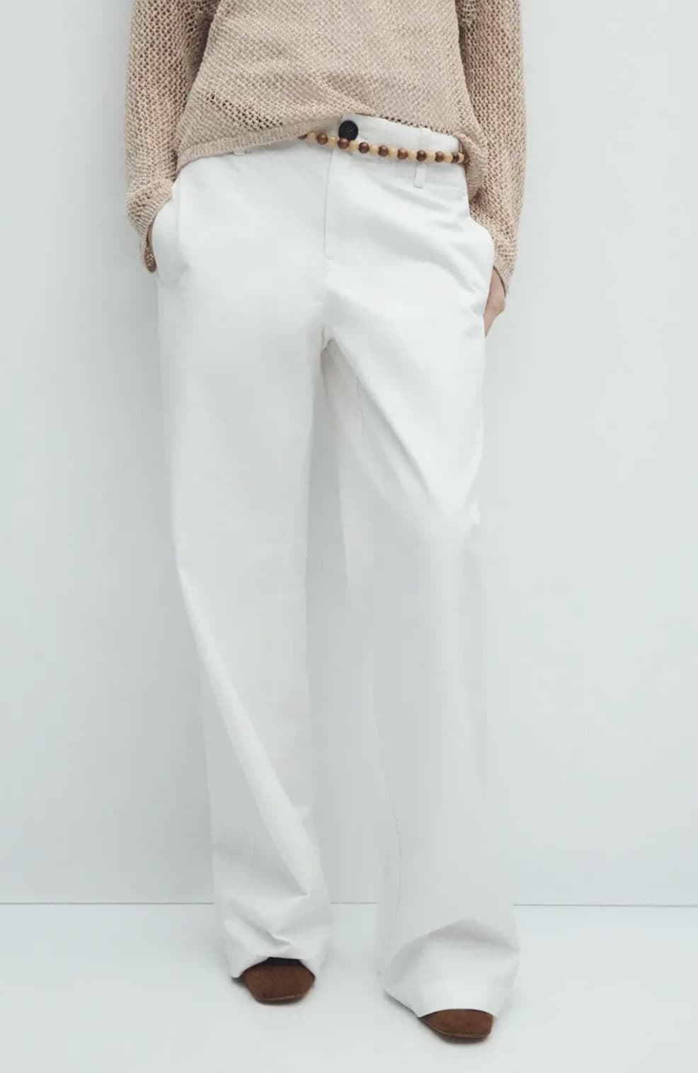 Pantalón ese O ese POSISTANO BLANCO - Imagen 2