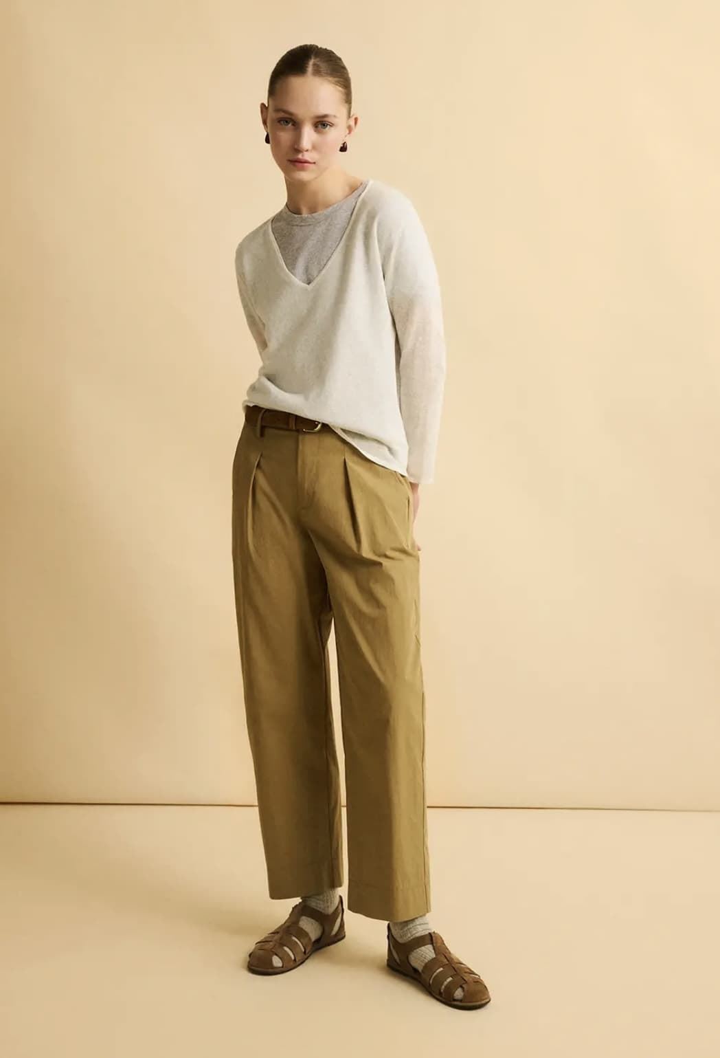PANTALÓN ese o ese TOBILLERO GIORGIO CAMEL - Imagen 2