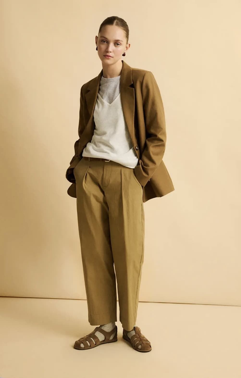 PANTALÓN ese o ese TOBILLERO GIORGIO CAMEL - Imagen 3