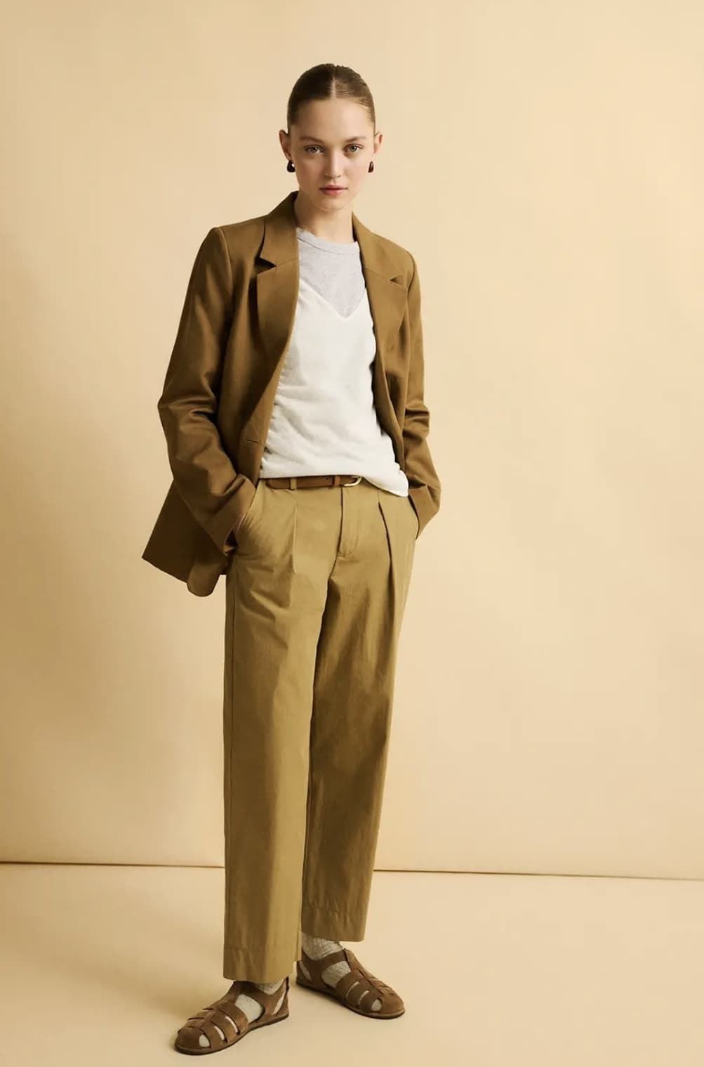 PANTALÓN ese o ese TOBILLERO GIORGIO CAMEL - Imagen 6