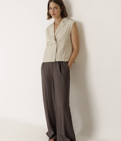 Pantalón Indi & Cold AD183 fluido gris carbón - Imagen 1