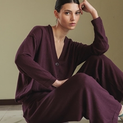 Pantalón Indi & Cold  AMPLIO SEAWOOL RD481 berenjena - Imagen 1