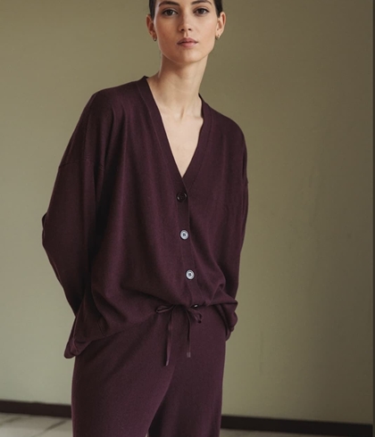 Pantalón Indi & Cold  AMPLIO SEAWOOL RD481 berenjena - Imagen 2