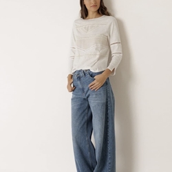 Pantalón Indi & Cold BB330 CINTURILLA CRUZADA vaquero azul - Imagen 1