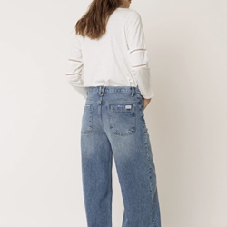 Pantalón Indi & Cold BB330 CINTURILLA CRUZADA vaquero azul - Imagen 2