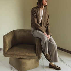 Pantalón Indi & Cold Camisero fluido NJ301 gris - Imagen 2