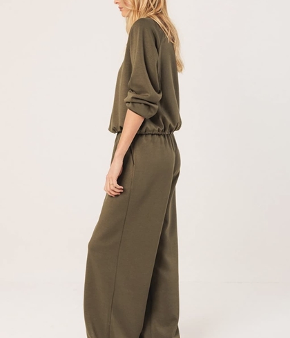 Pantalón Indi & Cold Cintura ajustable NM361 Visón - Imagen 2