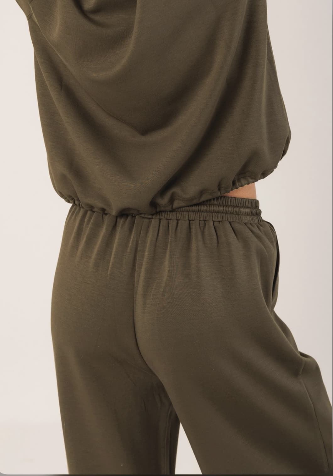 Pantalón Indi & Cold Cintura ajustable NM361 Visón - Imagen 5