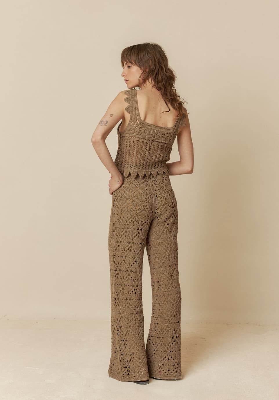 Pantalón Indi & Cold crochet topo - Imagen 2