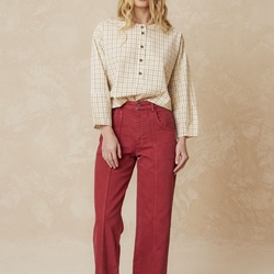 Pantalón Indi & Cold  dd241 SARGA RÚSTICA ROJO - Imagen 2