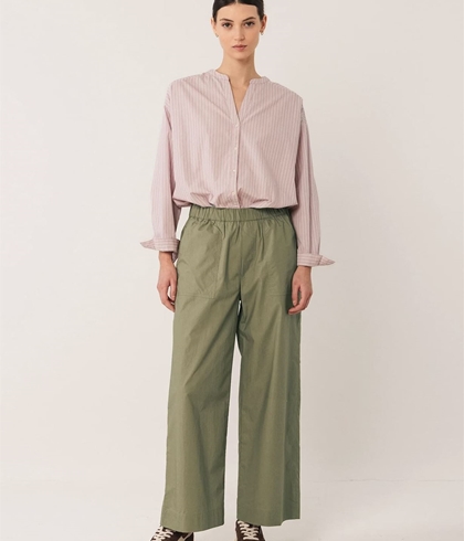 PANTALÓN Indi & Cold ENGOMADO ALGODÓN REF. AD102S verde safari - Imagen 1