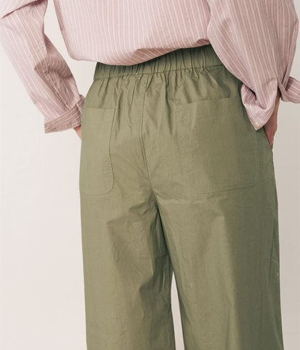 PANTALÓN Indi & Cold ENGOMADO ALGODÓN REF. AD102S verde safari - Imagen 2