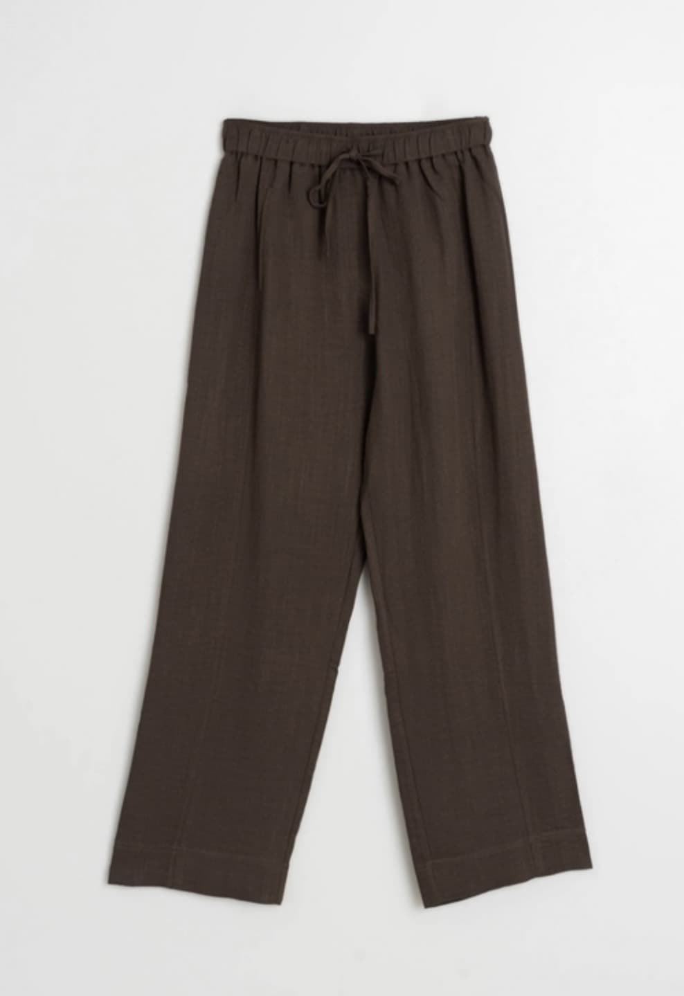 Pantalón Indi & Cold  NM290 FLUIDO CON CORDÓN  CHOCOLATE - Imagen 6