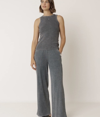 Pantalón Indi & Cold  NM411 AMPLIO RIB camaleónica gris petroleo - Imagen 1