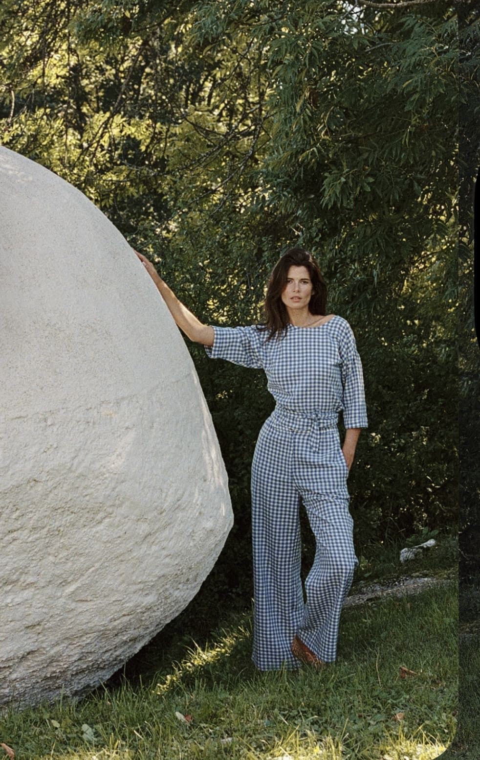 Pantalón Indi & Cold PANTALÓN AD148 VICHY ENGOMADO vichy azul - Imagen 2