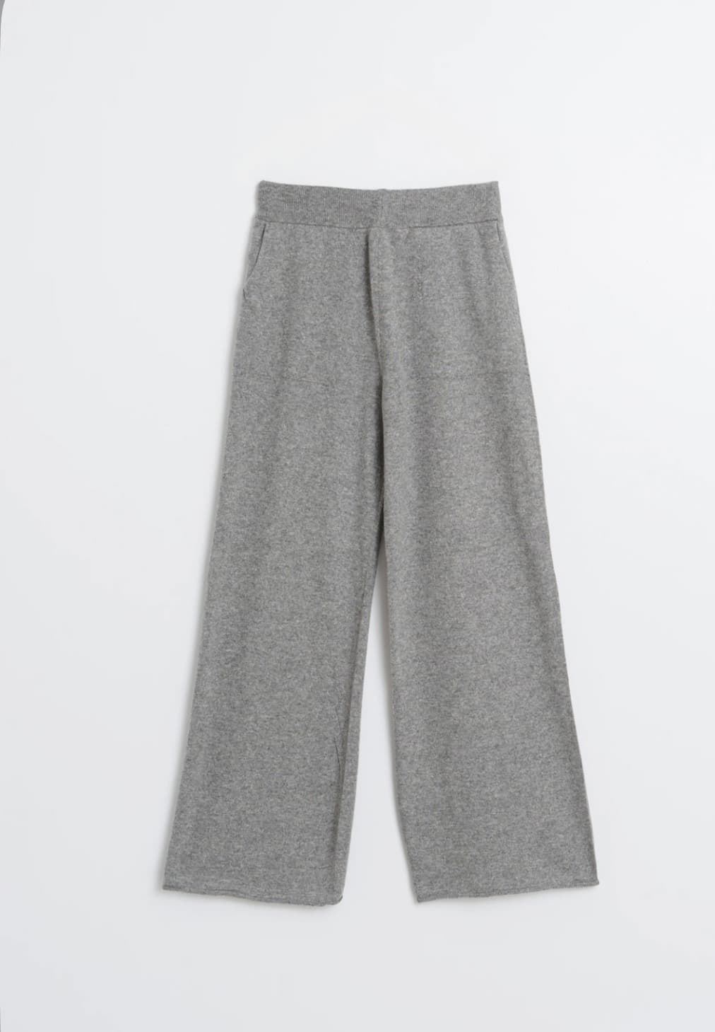 PANTALÓN Indi & Cold REF. MO541 punto con cashmere gris vigoré - Imagen 4