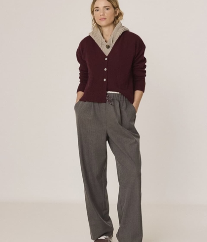 PANTALÓN Indi & Cold REF. NJ287 CINTURILLA GOMA gris Cemento - Imagen 1
