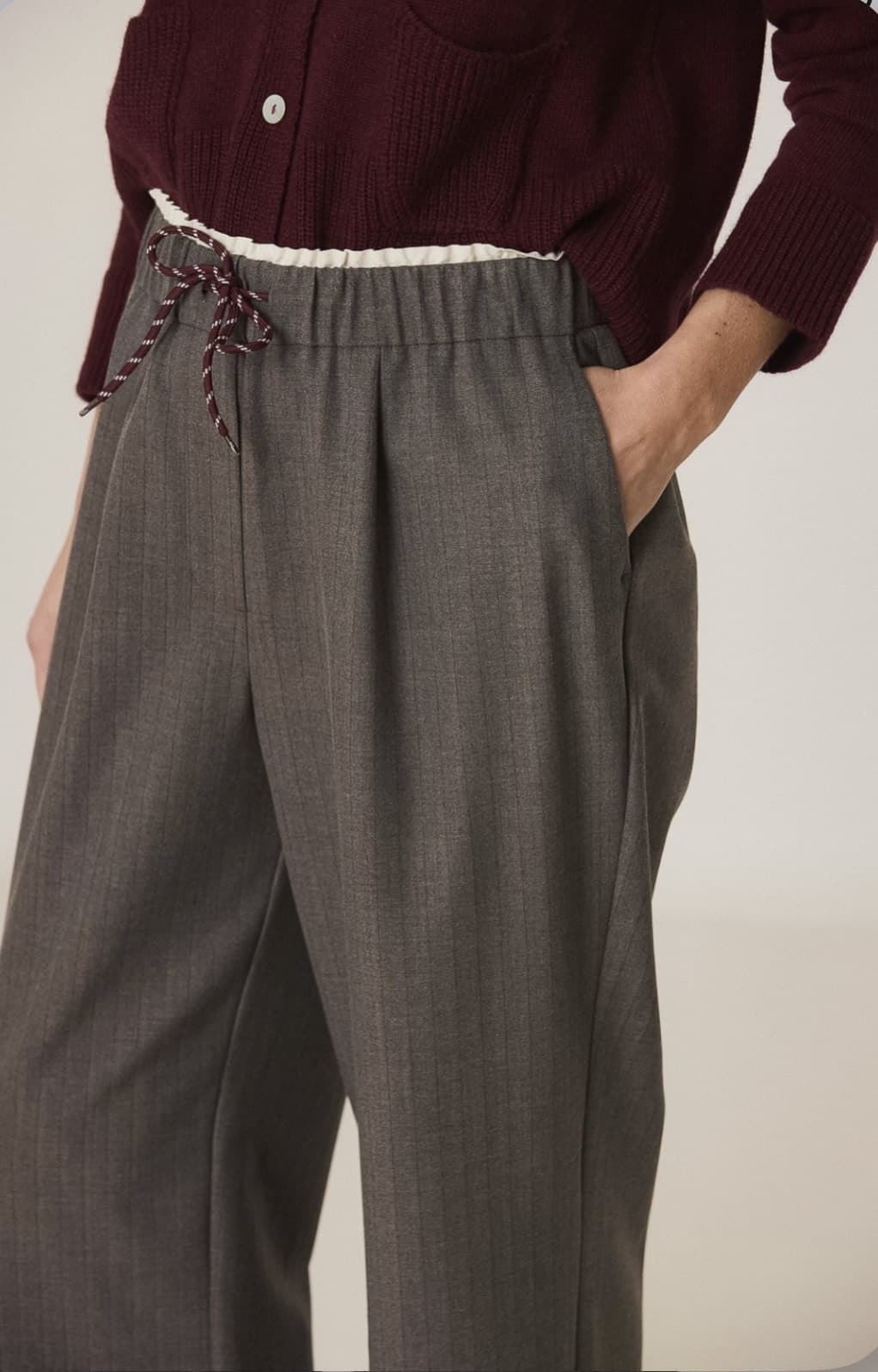 PANTALÓN Indi & Cold REF. NJ287 CINTURILLA GOMA gris Cemento - Imagen 2