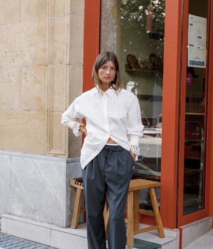 PANTALÓN Indi & Cold REF. NJ287 CINTURILLA GOMA gris Marengo - Imagen 2