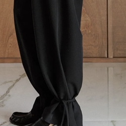 PANTALÓN Indi & Cold REF. NM265 Bombacho fluido Negro - Imagen 2