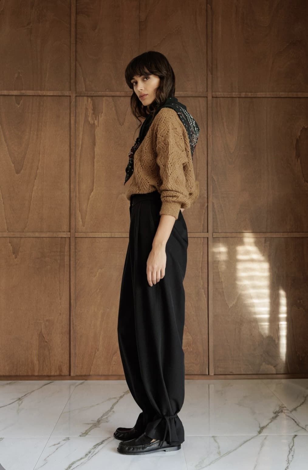 PANTALÓN Indi & Cold REF. NM265 Bombacho fluido Negro - Imagen 5