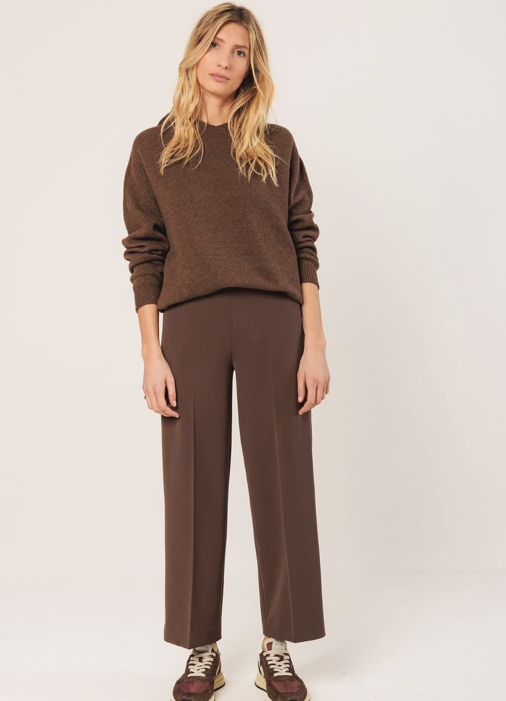 Pantalón Indi & Cold regular Sam chocolate - Imagen 1