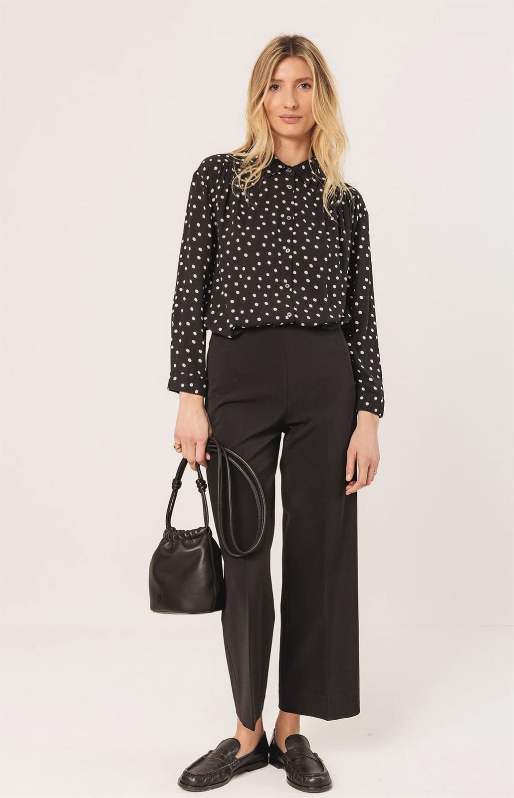 Pantalón Indi & Cold regular Sam negro - Imagen 1