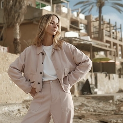 Pantalón Indi & Cold VF277 BOLSILLOS rosa - Imagen 1