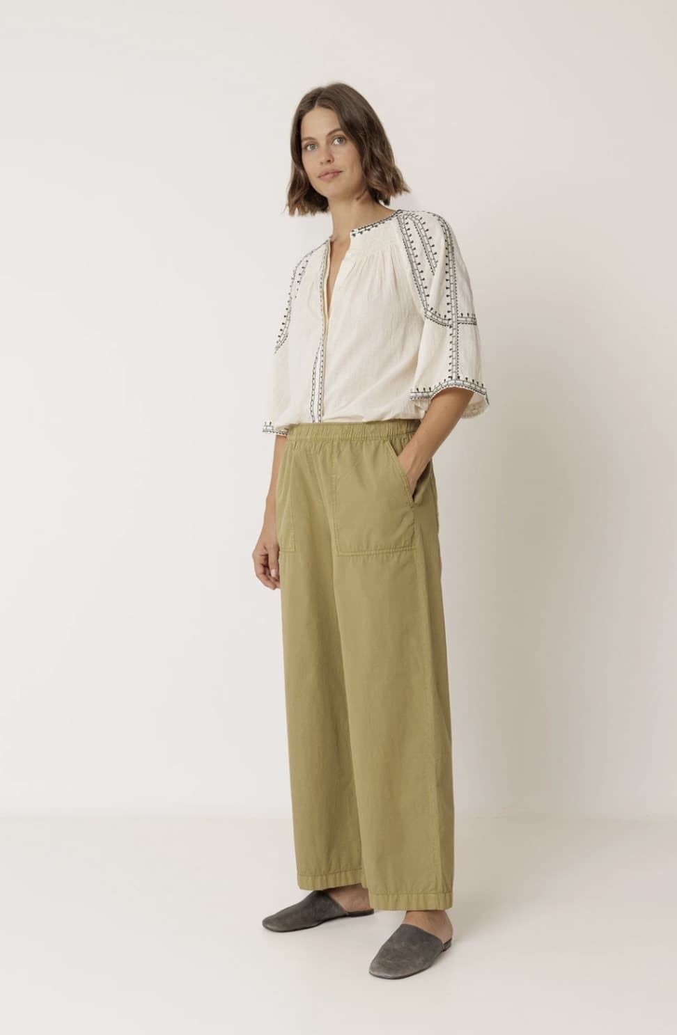 Pantalón Maxi Indi & Cold CC327.MATEO verde manzana - Imagen 1