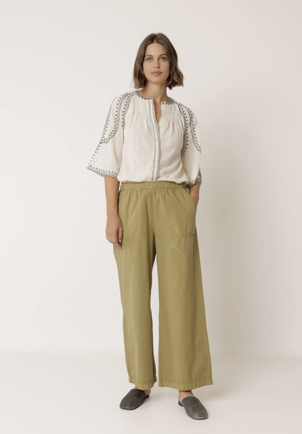 Pantalón Maxi Indi & Cold CC327.MATEO verde manzana - Imagen 3