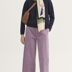 Pantalón Nice Things 434 pana Lila - Imagen 1