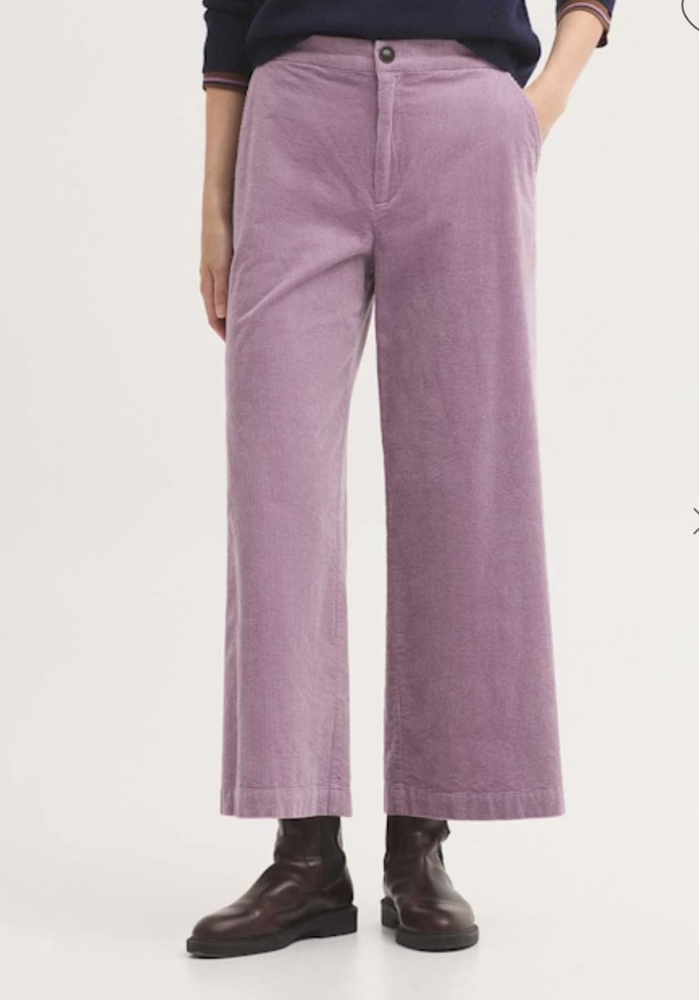 Pantalón Nice Things 434 pana Lila - Imagen 2