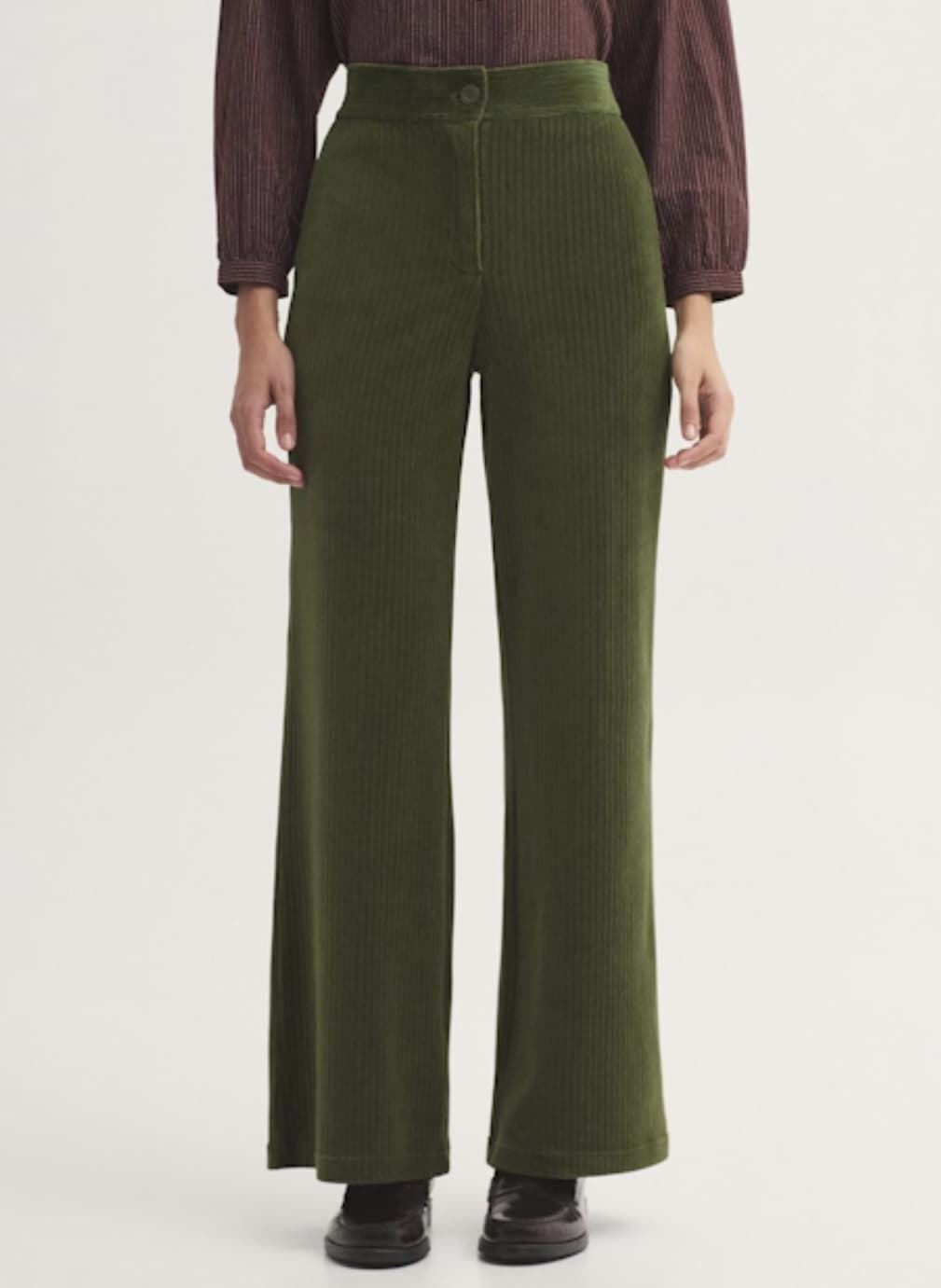 Pantalón Nice Things 434 pana verde - Imagen 4