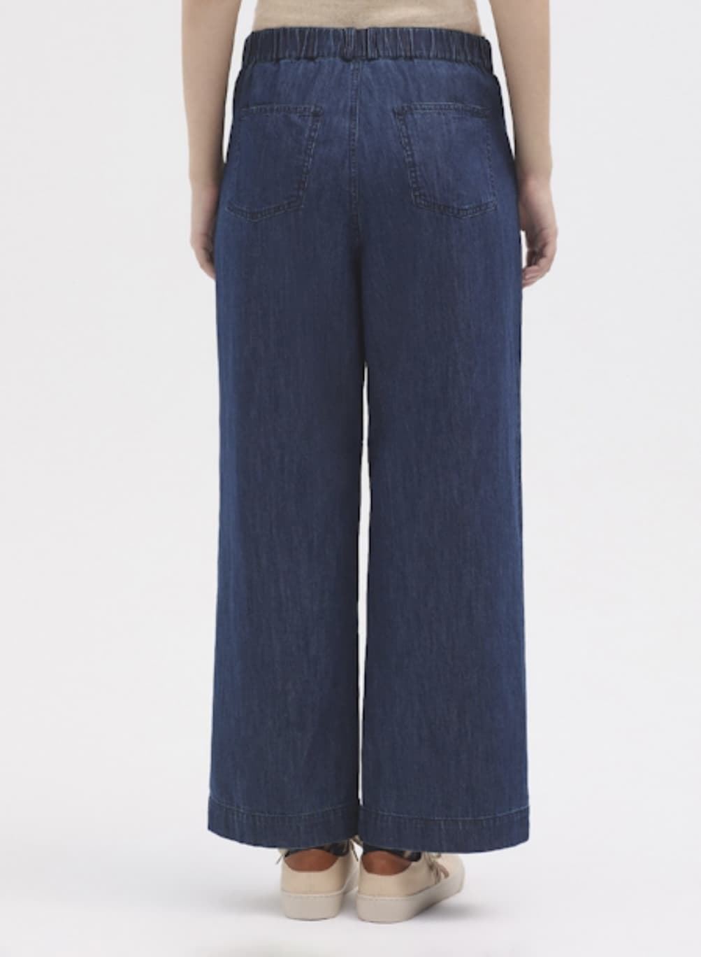 Pantalón Nice Things vaquero wide fit azul oscuro - Imagen 2