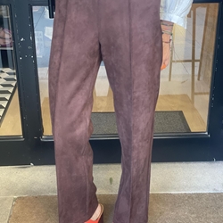 Pantalón OKY 1112 OSUNA efecto ante marón chocolate - Imagen 1