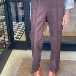 Pantalón OKY 1112 OSUNA efecto ante marón chocolate - Imagen 2