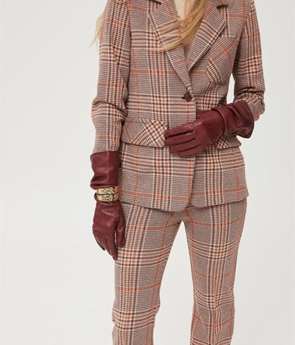 Pantalón OKY  1149 Sabao Punto En Cuadros Multicolor - Imagen 1