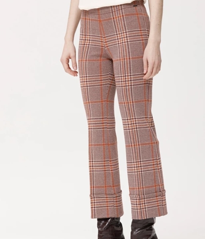 Pantalón OKY  1149 Sabao Punto En Cuadros Multicolor - Imagen 2