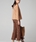 Pantalon Oky acampanado cropped punto marrón . - Imagen 2