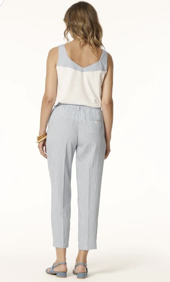 Pantalón OKY BORNOS 5 Viscosa rayas. - Imagen 5