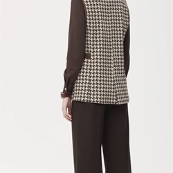 Pantalón OKY Hollie 1157 Punto Roma marrón chocolate - Imagen 1