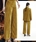 Pantalón Oky Iwura palazzo terciopelo mostaza - Imagen 1