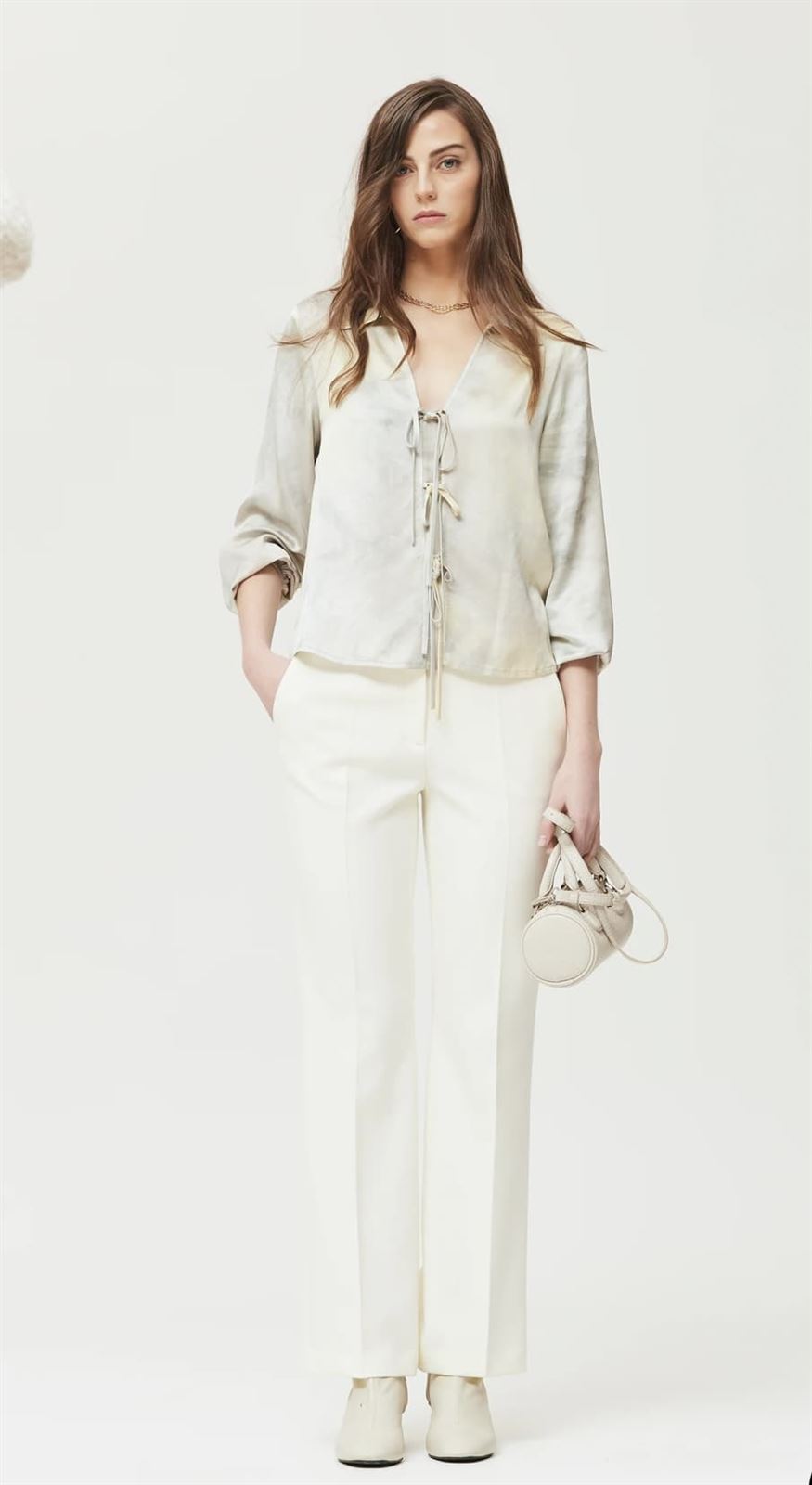 Pantalón Oxfar 1105 Plana Stretch Crudo - Imagen 1