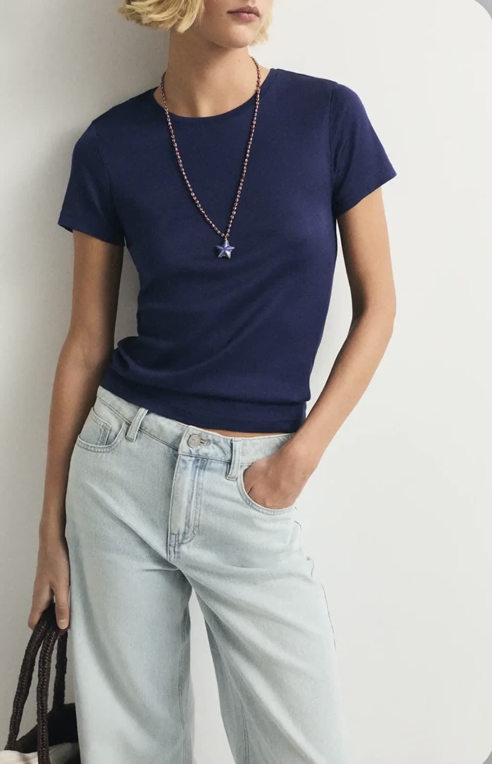 Pantalón vaquero ese O ese COOPER WIDE azul clarito - Imagen 2