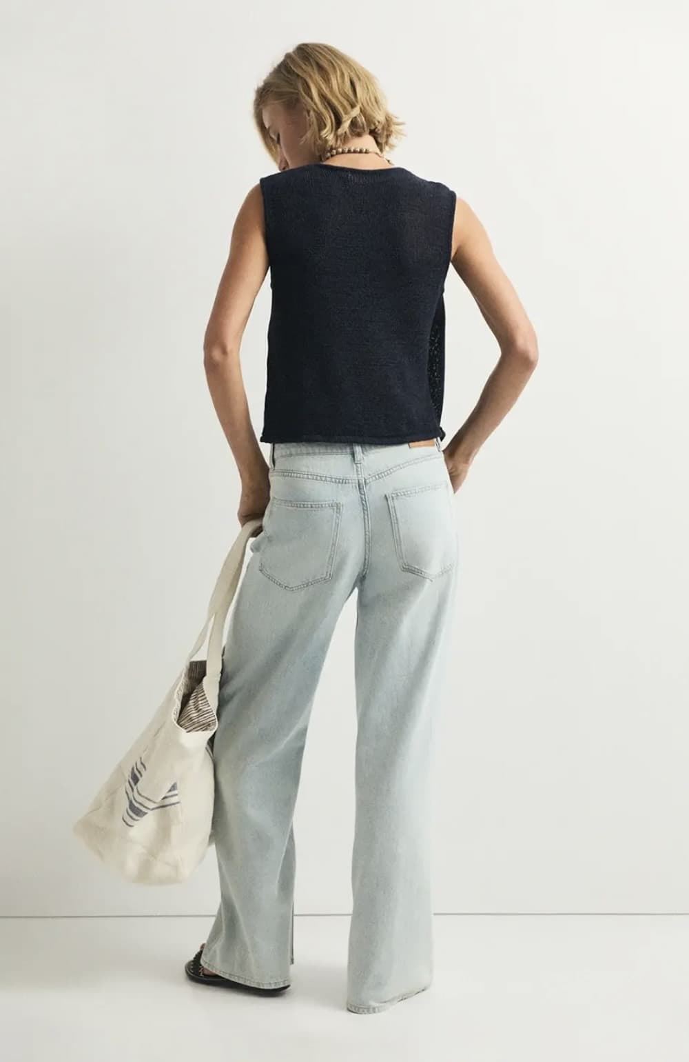 Pantalón vaquero ese O ese COOPER WIDE azul clarito - Imagen 3