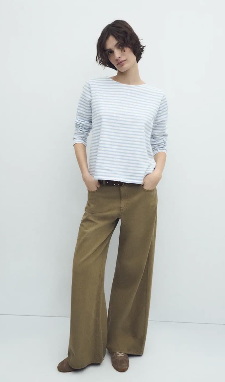 Pantalón vaquero ese O ese COOPER WIDE dark Olive - Imagen 2