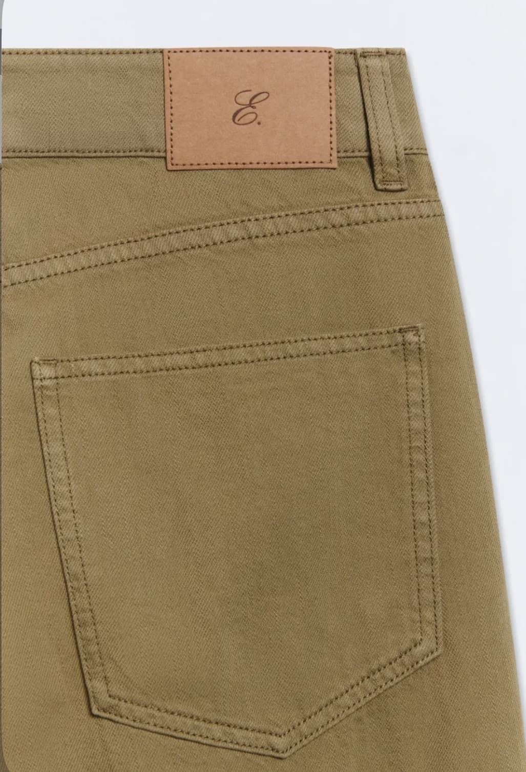 Pantalón vaquero ese O ese COOPER WIDE dark Olive - Imagen 4