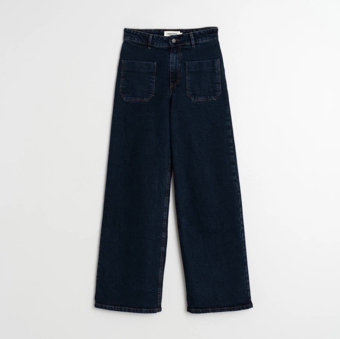 Pantalón vaquero Indi & Cold Denim wide leg BB291 navy - Imagen 4