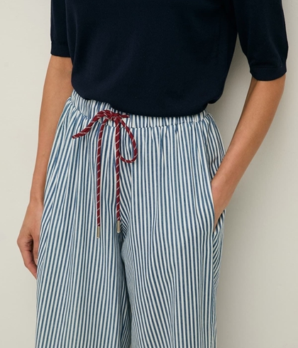 Pantalón YERSE 44812 RAYAS WIDE LEG - Imagen 2